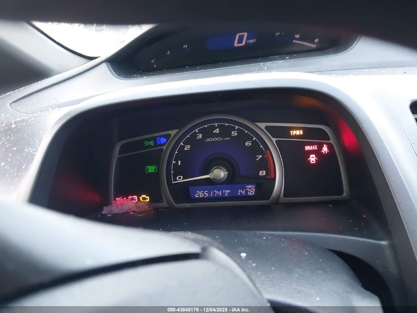 2008 Honda Civic Lx VIN: 1HGFA15558L069327 Lot: 43845176