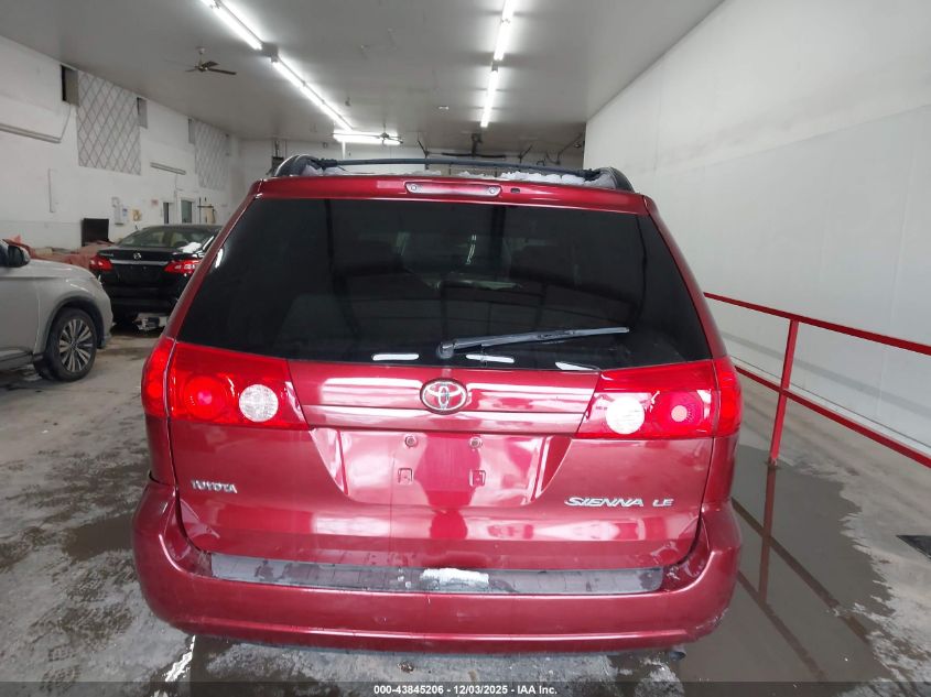 2008 Toyota Sienna Le VIN: 5TDZK23C58S103989 Lot: 43845206