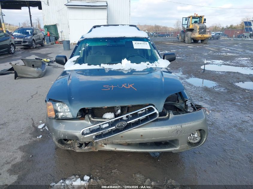 2002 Subaru Outback VIN: 4S3BH665227600830 Lot: 43845221