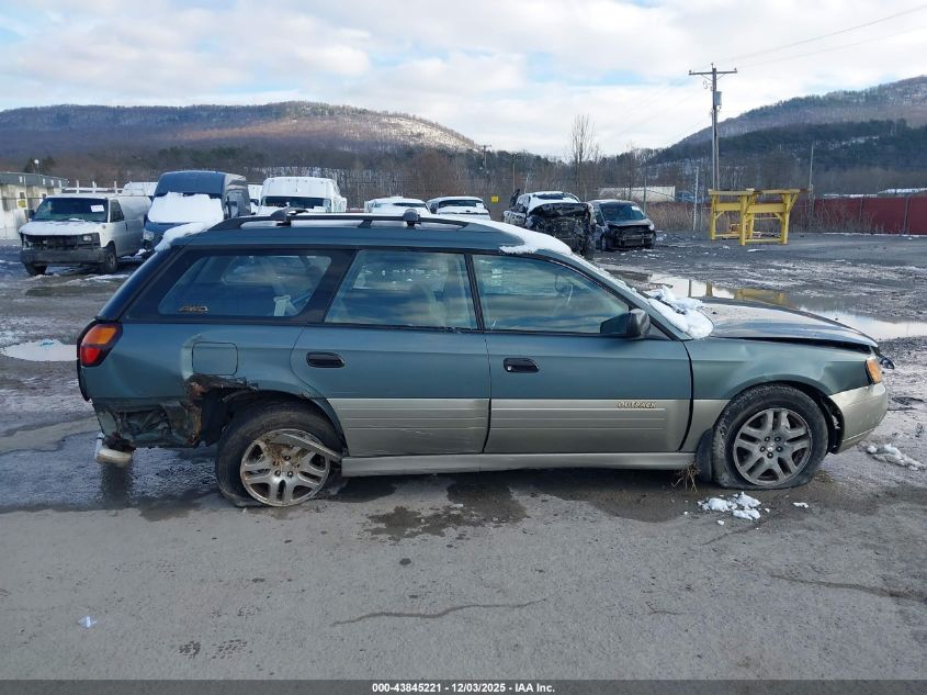 2002 Subaru Outback VIN: 4S3BH665227600830 Lot: 43845221