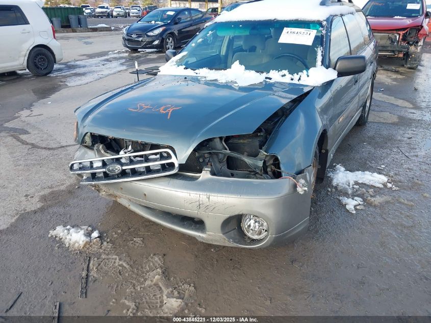 2002 Subaru Outback VIN: 4S3BH665227600830 Lot: 43845221