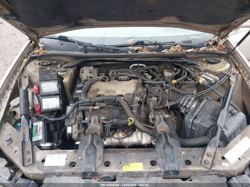 2001 Chevrolet Impala VIN: 2G1WF52E219210209 Lot: 43845229