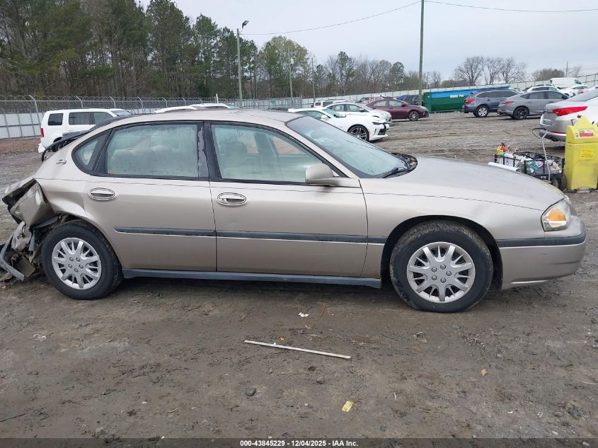 2001 Chevrolet Impala VIN: 2G1WF52E219210209 Lot: 43845229