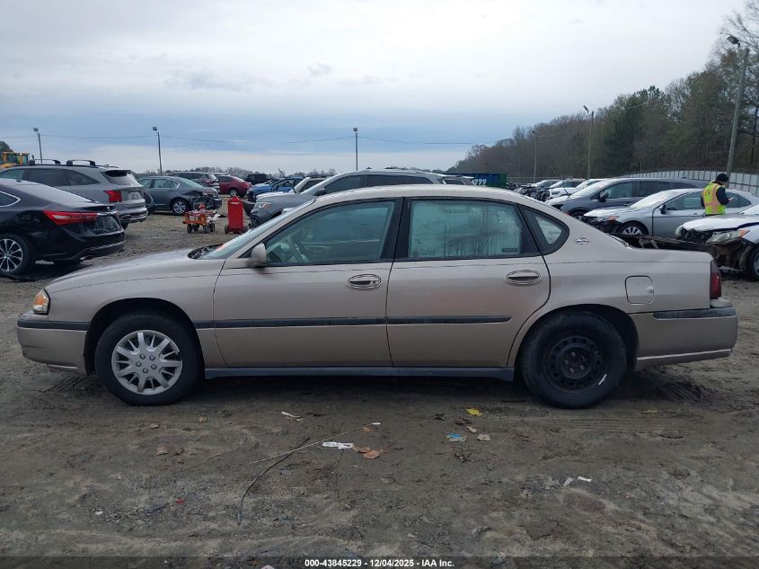 2001 Chevrolet Impala VIN: 2G1WF52E219210209 Lot: 43845229