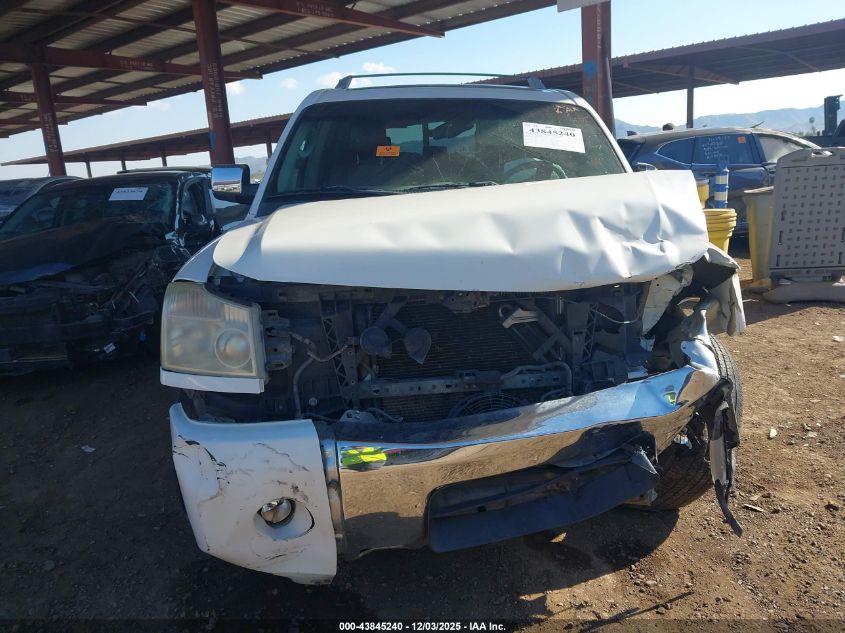 2005 Nissan Armada Le VIN: 5N1AA08A85N728282 Lot: 43845240