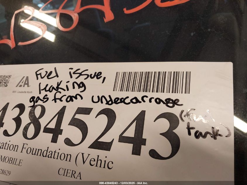 1995 Oldsmobile Ciera Sl VIN: 1G3AJ55M6S6328629 Lot: 43845243