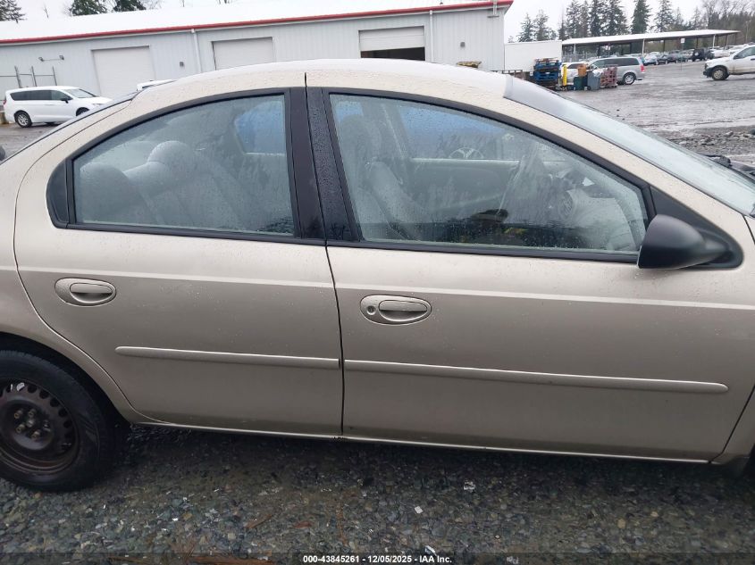 2002 Dodge Neon VIN: 1B3ES26C62D560602 Lot: 43845261