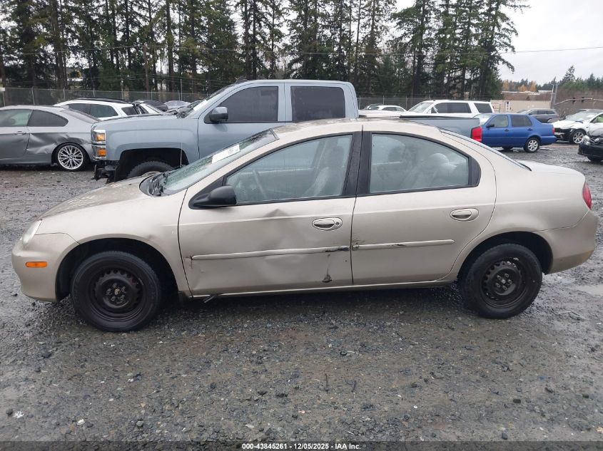 2002 Dodge Neon VIN: 1B3ES26C62D560602 Lot: 43845261