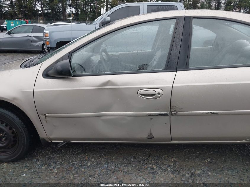 2002 Dodge Neon VIN: 1B3ES26C62D560602 Lot: 43845261