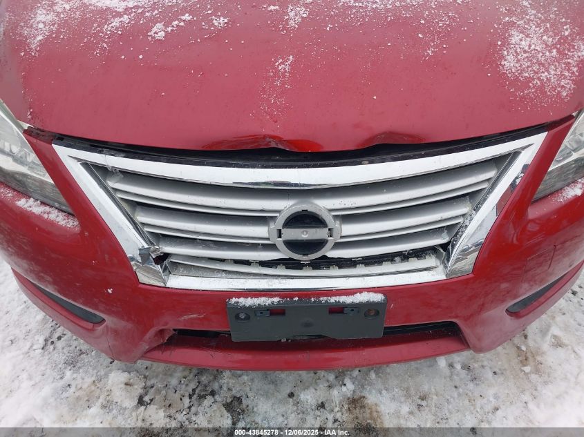 2013 Nissan Sentra Sv VIN: 3N1AB7AP5DL767423 Lot: 43845278