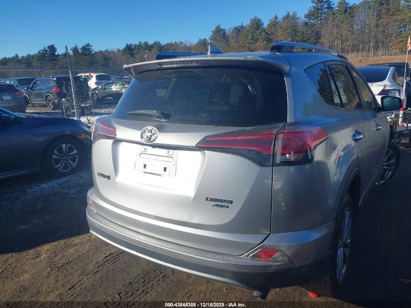 2018 Toyota Rav4 Limited VIN: JTMDFREV6JD235912 Lot: 43845308