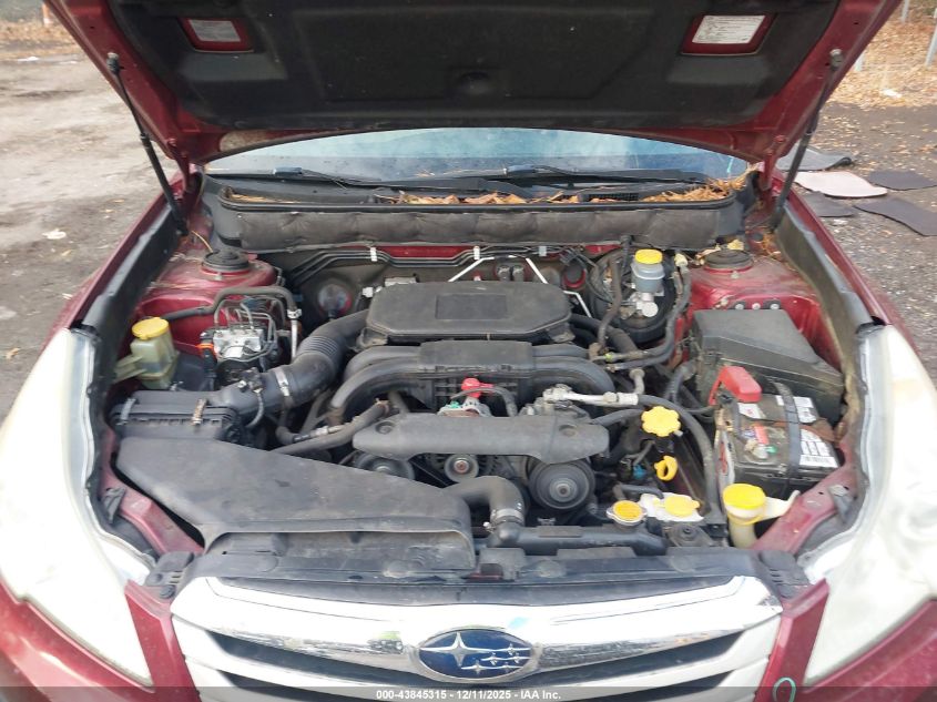 2011 Subaru Outback 2.5I VIN: 4S4BRBAC1B3412492 Lot: 43845315