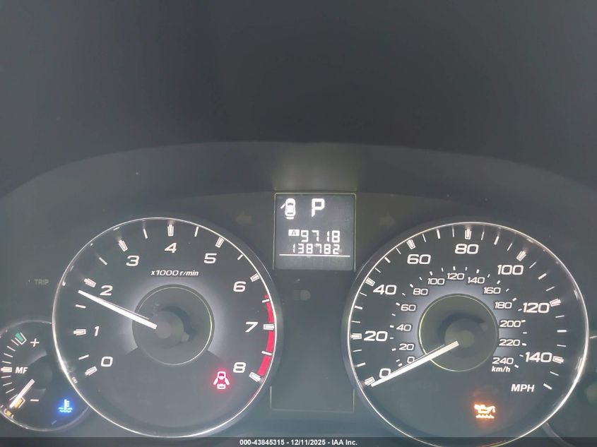 2011 Subaru Outback 2.5I VIN: 4S4BRBAC1B3412492 Lot: 43845315