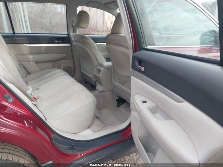 2011 Subaru Outback 2.5I VIN: 4S4BRBAC1B3412492 Lot: 43845315