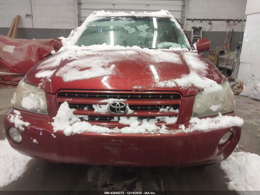 2002 Toyota Highlander Limited V6 VIN: JTEHF21A920054786 Lot: 43845373