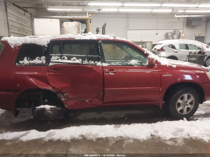 2002 Toyota Highlander Limited V6 VIN: JTEHF21A920054786 Lot: 43845373