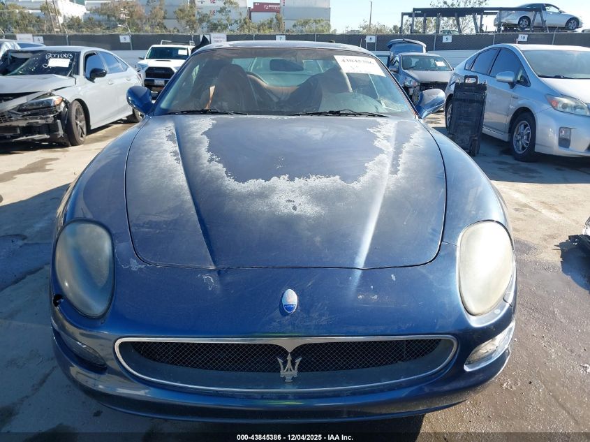 2003 Maserati Coupe Cambiocorsa/Gt VIN: ZAMBC38A130009062 Lot: 43845386