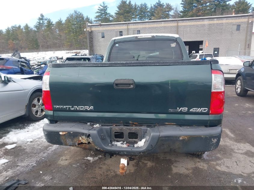 2006 Toyota Tundra Sr5 V8 VIN: 5TBDT44156S554670 Lot: 43845416