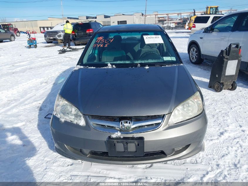 2005 Honda Civic Vp VIN: 2HGES16495H532917 Lot: 43845465