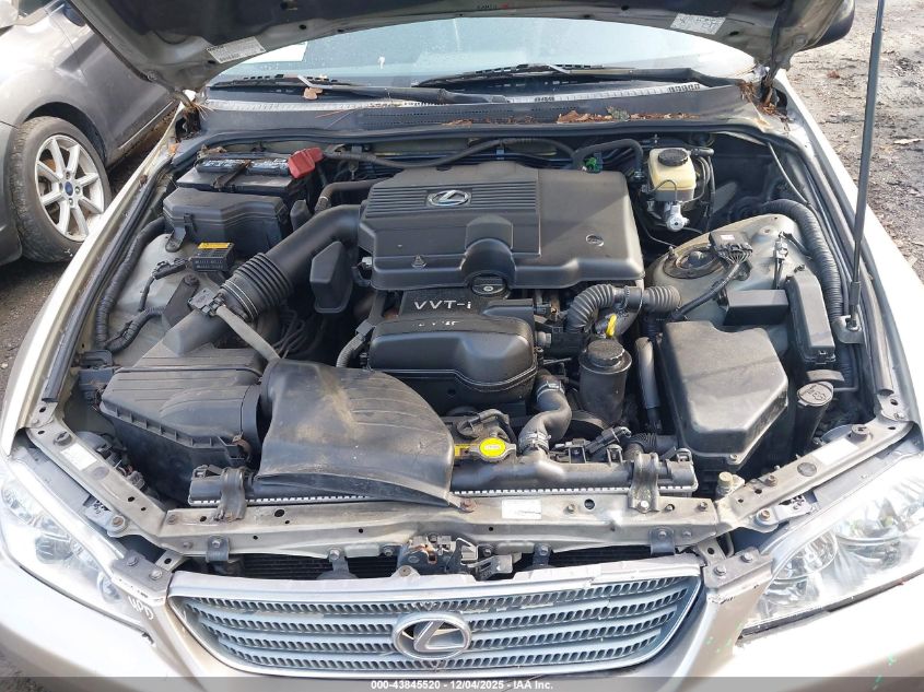 2001 Lexus Is 300 VIN: JTHBD182010001321 Lot: 43845520