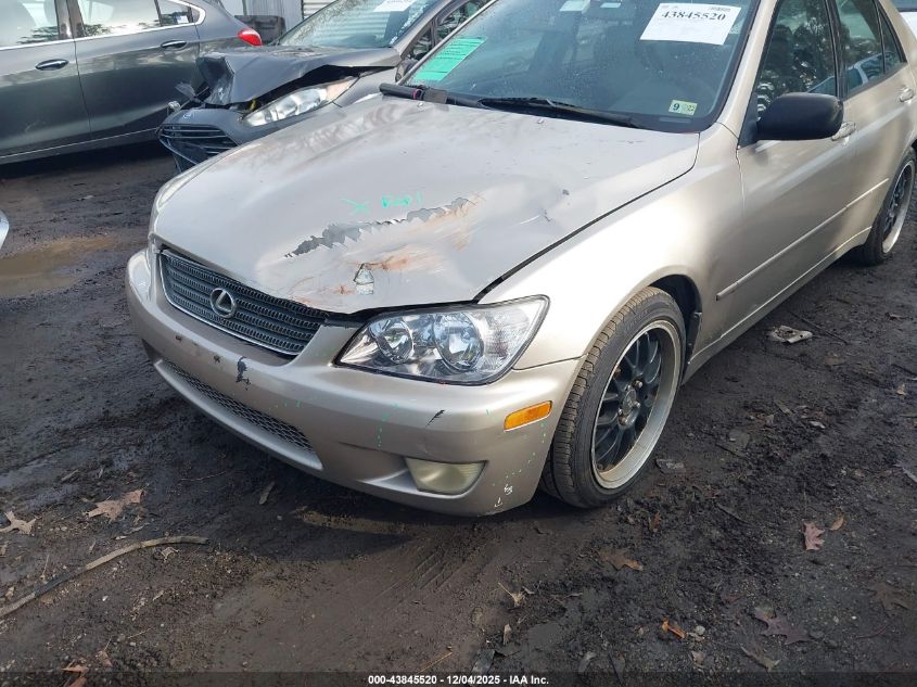2001 Lexus Is 300 VIN: JTHBD182010001321 Lot: 43845520