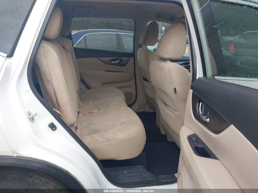 2016 Nissan Rogue Sv VIN: KNMAT2MT7GP685711 Lot: 43845529