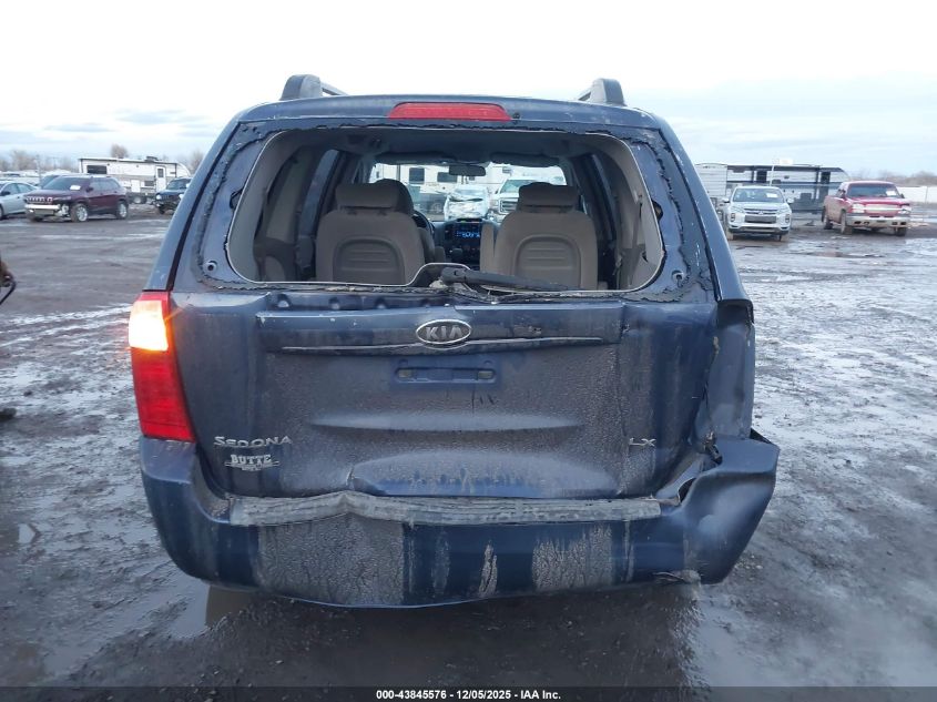 2007 Kia Sedona Lx VIN: KNDMB233776154838 Lot: 43845576