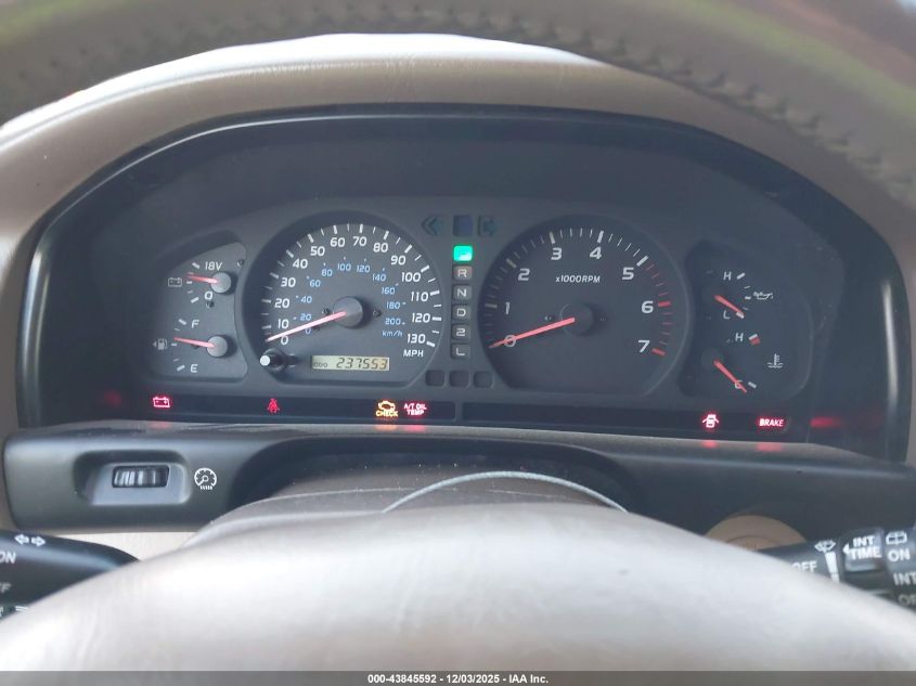 2002 Toyota Land Cruiser VIN: JTEHT05J922025025 Lot: 43845592