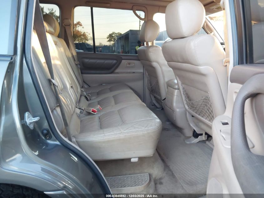 2002 Toyota Land Cruiser VIN: JTEHT05J922025025 Lot: 43845592