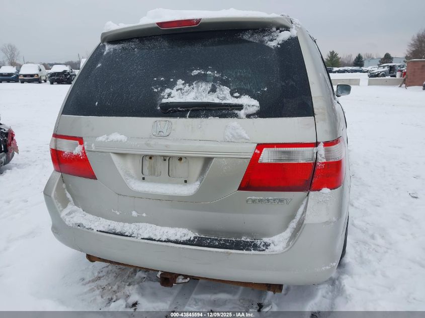 2005 Honda Odyssey Ex-L VIN: 5FNRL38655B419544 Lot: 43845594