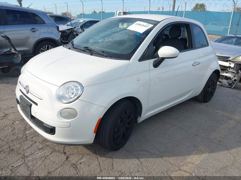 3C3CFFAR8CT183803 2012 FIAT 500 photo no. 2