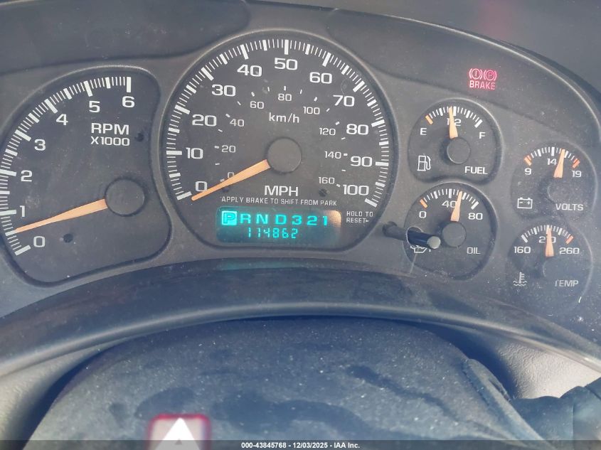 2002 Chevrolet Tahoe Ls VIN: 1GNEK13Z12J236757 Lot: 43845768