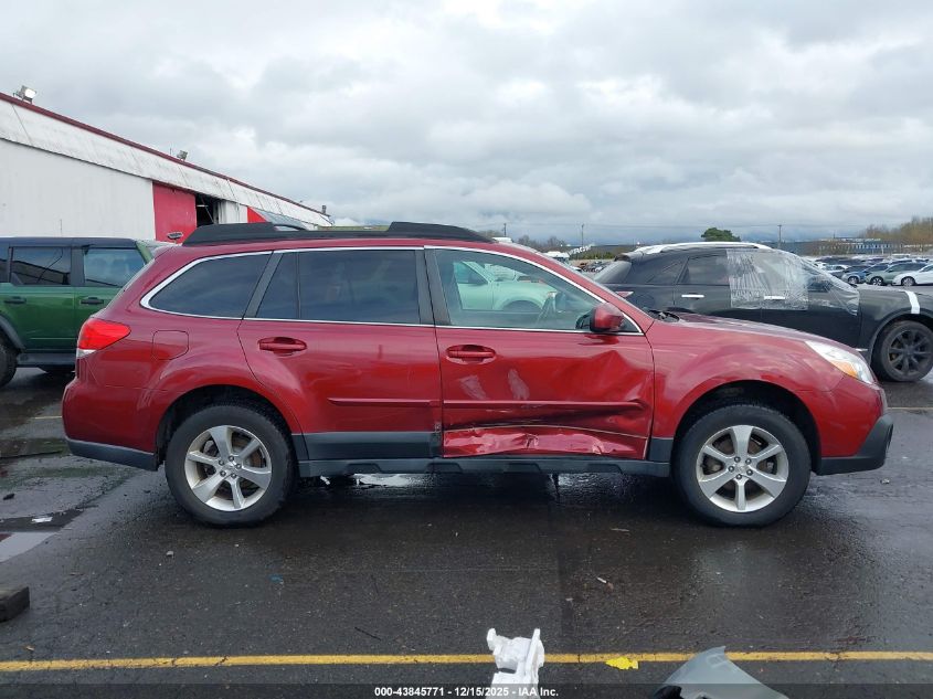 2013 Subaru Outback 2.5I Limited VIN: 4S4BRCKC0D3284981 Lot: 43845771