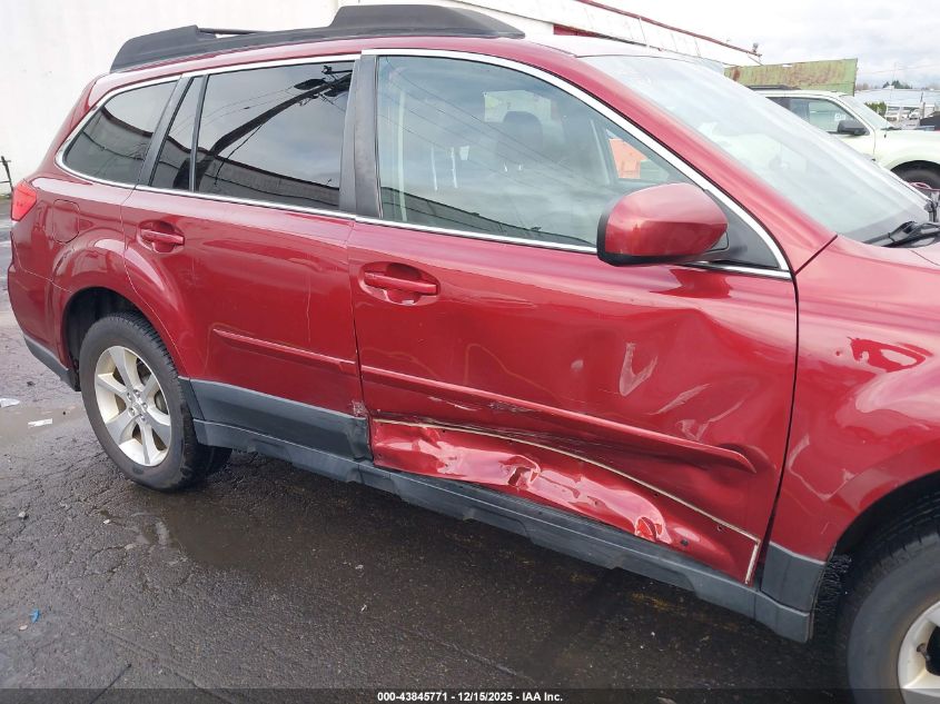 2013 Subaru Outback 2.5I Limited VIN: 4S4BRCKC0D3284981 Lot: 43845771