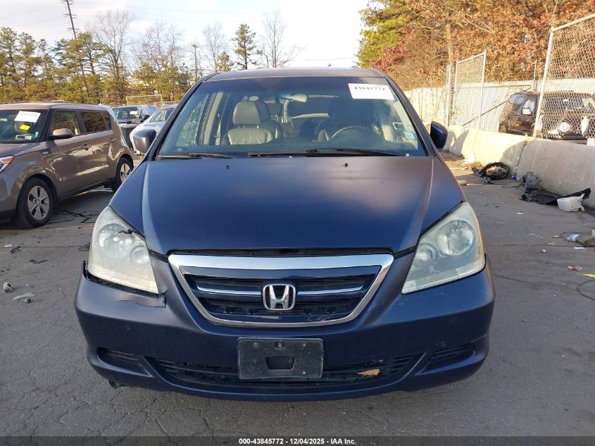 2006 Honda Odyssey Ex-L VIN: 5FNRL38636B074967 Lot: 43845772