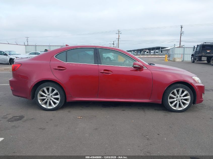 2009 Lexus Is 250 VIN: JTHCK262895032513 Lot: 43845800