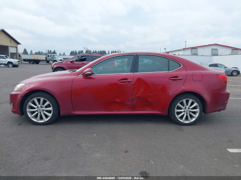 2009 Lexus Is 250 VIN: JTHCK262895032513 Lot: 43845800