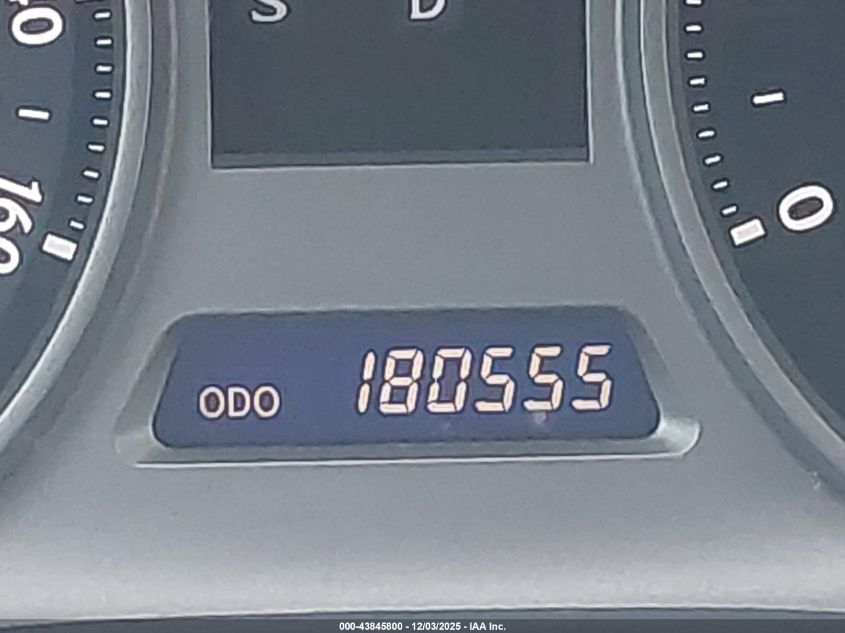 2009 Lexus Is 250 VIN: JTHCK262895032513 Lot: 43845800