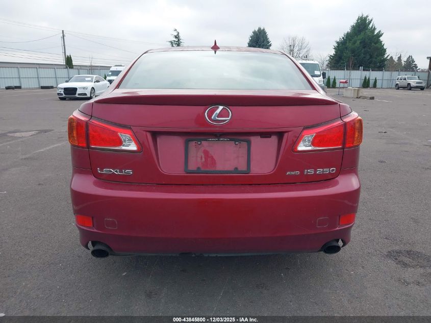 2009 Lexus Is 250 VIN: JTHCK262895032513 Lot: 43845800
