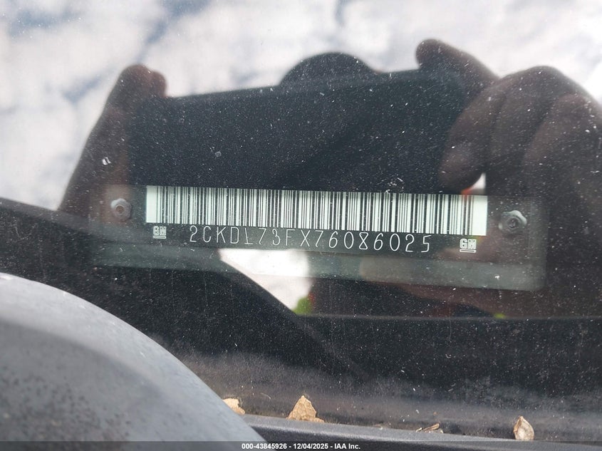 2CKDL73FX76086025 2007 PONTIAC TORRENT photo no. 9