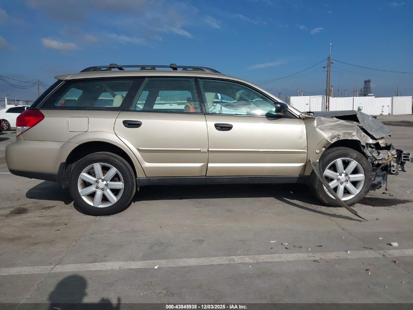2008 Subaru Outback 2.5I/2.5I L.l. Bean Edition VIN: 4S4BP61C687304741 Lot: 43845938