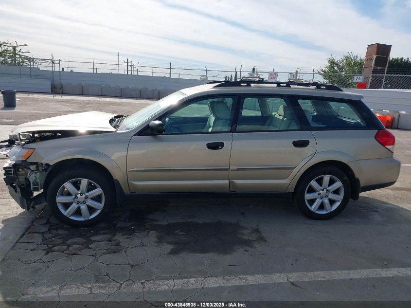 2008 Subaru Outback 2.5I/2.5I L.l. Bean Edition VIN: 4S4BP61C687304741 Lot: 43845938