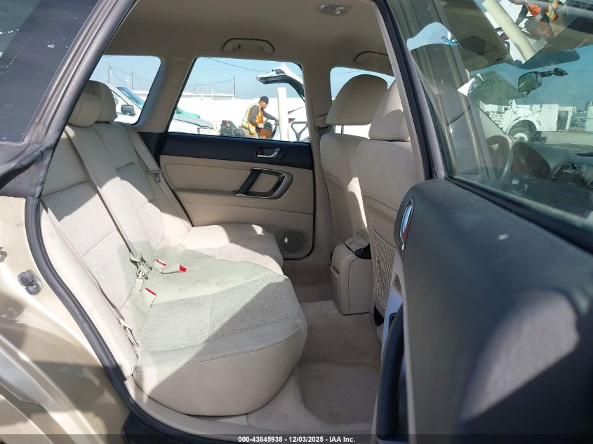 2008 Subaru Outback 2.5I/2.5I L.l. Bean Edition VIN: 4S4BP61C687304741 Lot: 43845938