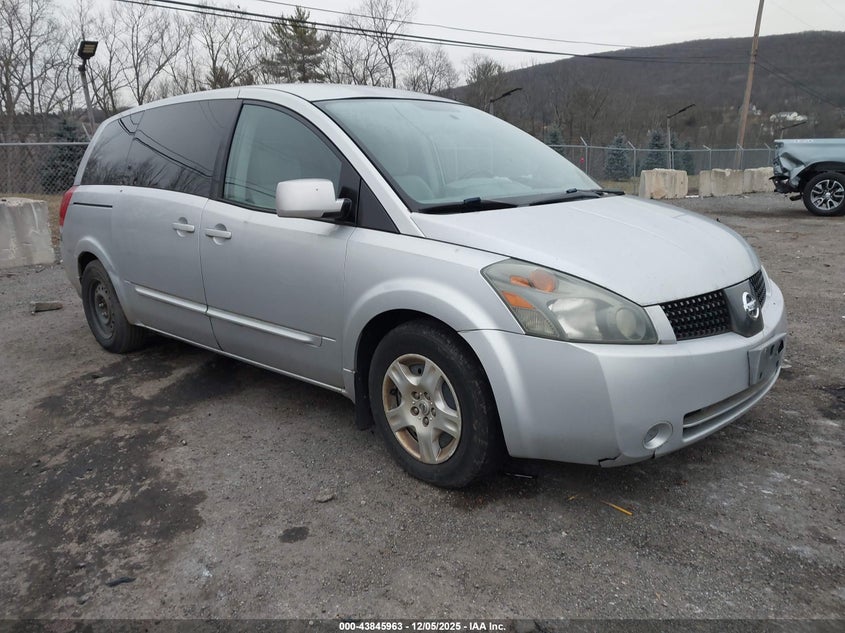 5N1BV28U84N312603 2004 Nissan Quest 3.5 S auction photo 1
