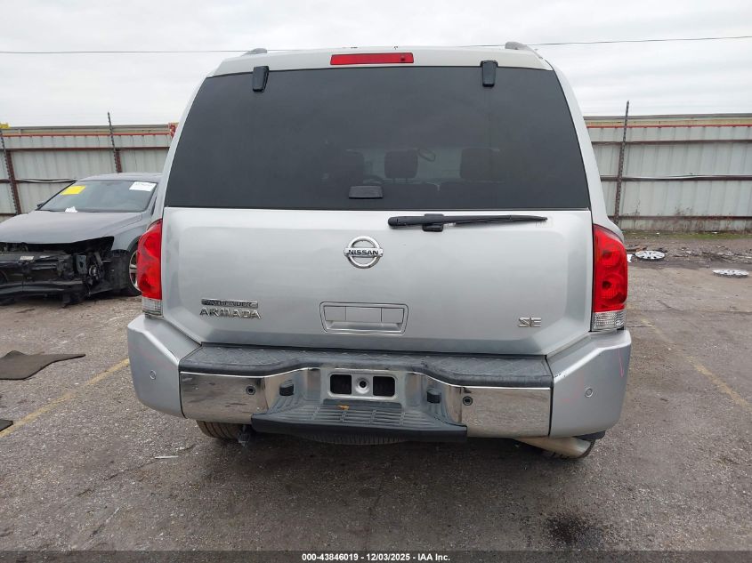 2004 Nissan Pathfinder Armada Se VIN: 5N1AA08A44N743246 Lot: 43846019