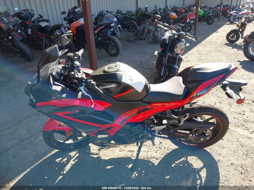 2025 Kawasaki Ex500 VIN: ML5EXGG16SDA68451 Lot: 43846110