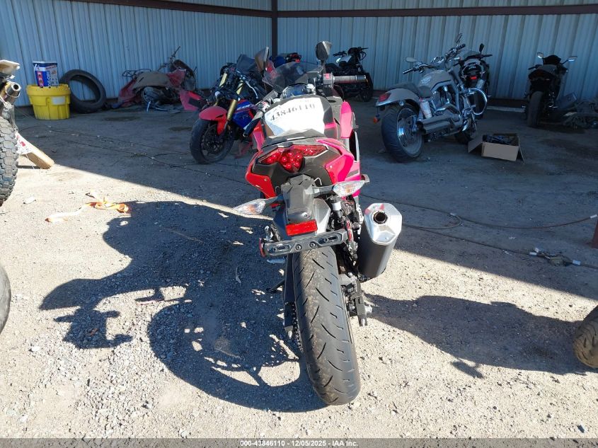 2025 Kawasaki Ex500 VIN: ML5EXGG16SDA68451 Lot: 43846110