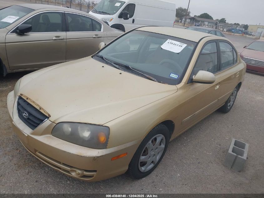 2004 Hyundai Elantra Gls/Gt VIN: KMHDN46D84U721164 Lot: 43846148