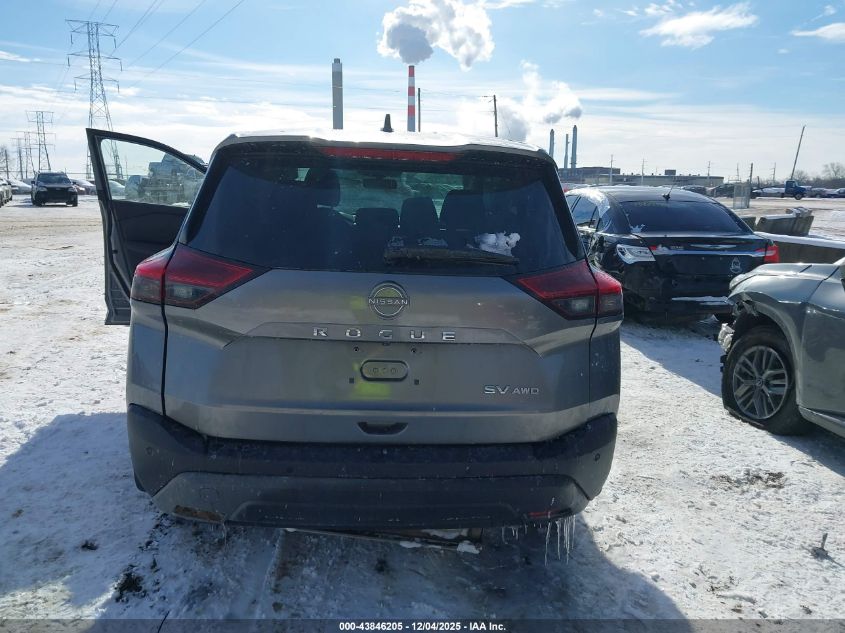2023 Nissan Rogue Sv Intelligent Awd VIN: JN8BT3BB8PW469543 Lot: 43846205