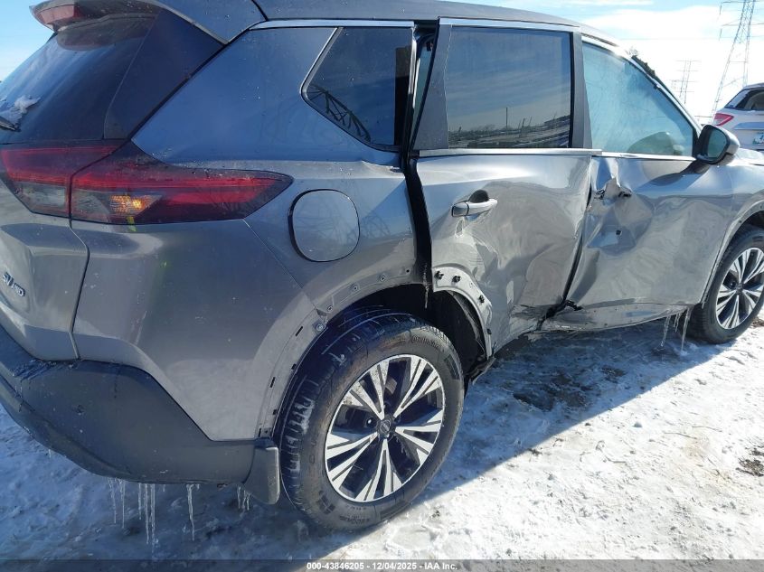 2023 Nissan Rogue Sv Intelligent Awd VIN: JN8BT3BB8PW469543 Lot: 43846205